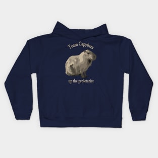 Team Capybara - Up The Proletariat Kids Hoodie